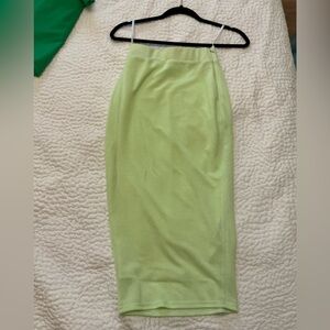 New Lovers+Friends XXS Lime Green Skirt